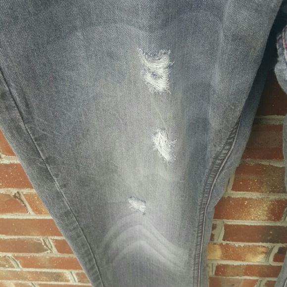 Mens Worior Collection Distressed Jeans - Picture 3 of 5